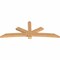 Ekena Millwork Alberta Smooth Timber Gable Bracket, Western Red Cedar, 96"W x 36"H x 3 1/2"D x 5 1/2"F, 9/12 Pitch GBW096X36X0406ALB00SWR - alternate 3